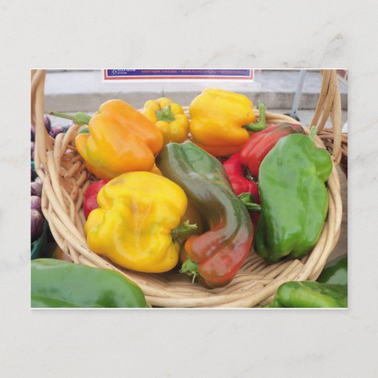 Pepper mandje briefkaart (Voorkant)