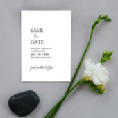 Pepper · Moderne minimalist Bewaar de datum · Eenv Save The Date