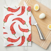 Pepper. Patroon Theedoek (Quarter Fold)