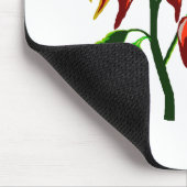Pepper plant, grafisch met woordpeper muismat (Hoek)