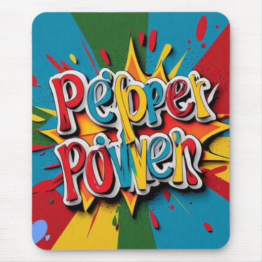 "Pepper Power Explosion" Muismat (Voorkant)