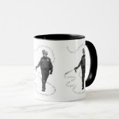 Pepper Spray Man op Two-Tone Mok (Voorkant rechts)