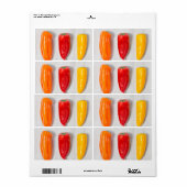 Pepper-stilleven Etiket (Full Sheet)