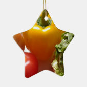 Pepper Tomates Vegetables Sla Heallah Food Keramisch Ornament (Rechts)