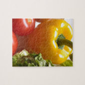 Pepper Tomates Vegetables Sla Heallah Food Legpuzzel (Horizontaal)