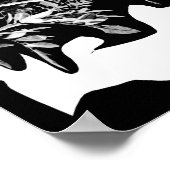 Pepper Tree Flowers laten Natuur Poster (Hoek)