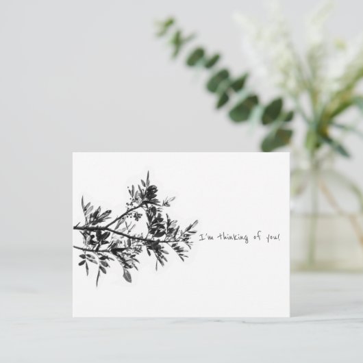 Pepper Tree ik denk aan je Briefkaart (Staand voorkant)