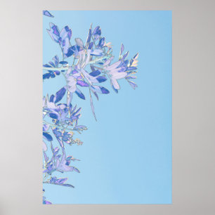 Pepper Tree laat Natuur minimalistisch Poster