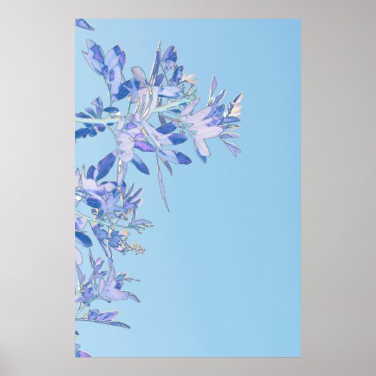 Pepper Tree laat Natuur minimalistisch Poster (Voorkant)