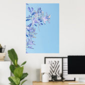 Pepper Tree laat Natuur minimalistisch Poster (Thuiskantoor)