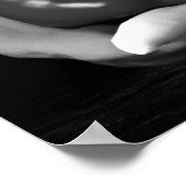 Pepper Trio Close-up Zwart-wit Fotografie Poster (Hoek)