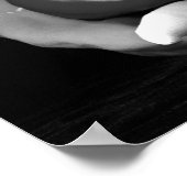 Pepper Trio Sluiten zwart-witte fotografie Poster (Hoek)