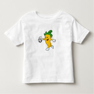Pepper Vegan als Voetbalspeler met Soccer.PNG Kinder Shirts