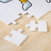 Pepper Vegan als Voetbalspeler met Soccer.PNG Legpuzzel (Zijkant)