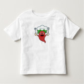 Pepper Vegan Cook Kinder Shirts (Voorkant)