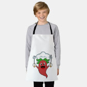 Pepper Vegan Cook Schort (Gedragen)