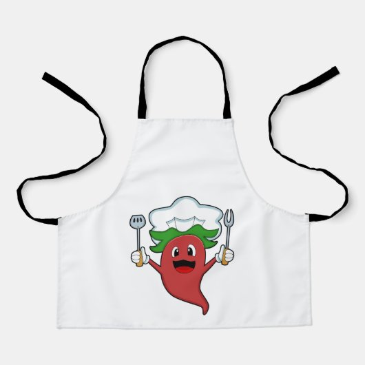 Pepper Vegan Cook Schort (Voorkant)