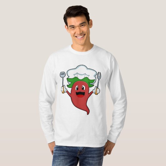Pepper Vegan Cook T-shirt (Voorkant volledig)