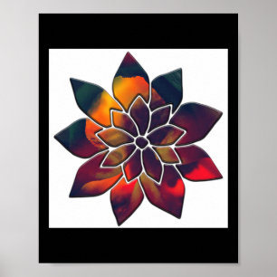 Pepperbloem of misschien een Sticker van een kerst Poster
