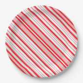 Peppermint 9-inch papieren Borden Bordje (Voorkant)