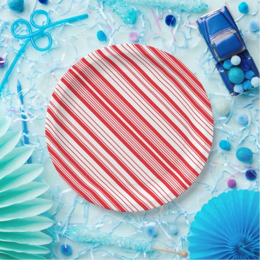 Peppermint 9-inch papieren Borden Papieren Bordje (Feest)
