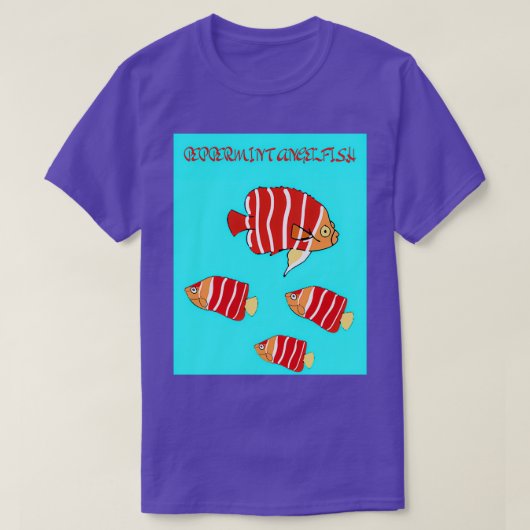 PEPPERMINT ANGLEFISH T-SHIRT (Design voorkant)