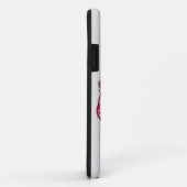 Peppermint-anjer met naam Case-Mate iPhone case (Achterkant/rechts)