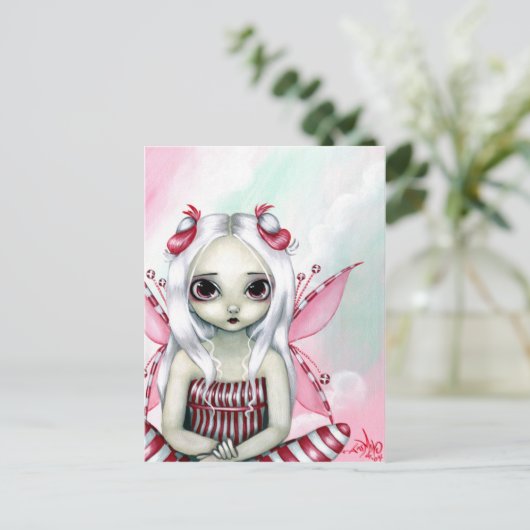 "Peppermint " Briefkaart (Staand voorkant)