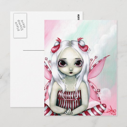 "Peppermint " Briefkaart (Voorkant / Achterkant)