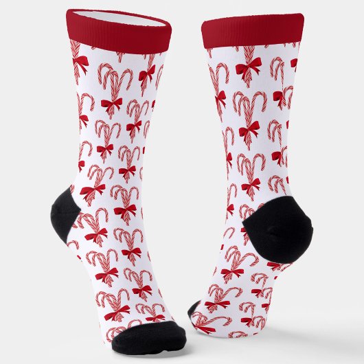 Peppermint Candy Cane All-Over-Print Socks Sokken