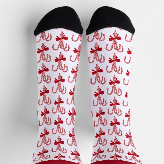 Peppermint Candy Cane All-Over-Print Socks Sokken (Top)