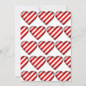 Peppermint Candy Cane Balloon 1st Vmas Birthday Kaart (Achterkant)