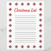 Peppermint Candy Cane Boarder Clipart Kerstmis (Voorkant)