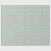 Peppermint Candy Cane kerstinpakpapier Cadeaupapier (Vlak)