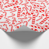 Peppermint Candy Canes Cadeaupapier (Hoek)