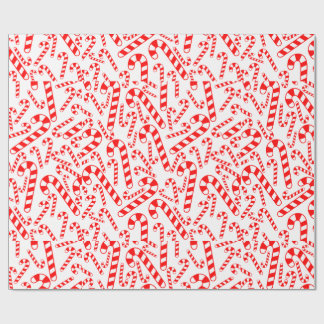 Peppermint Candy Canes Cadeaupapier