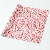 Peppermint Candy Canes Cadeaupapier (Uitgerold)