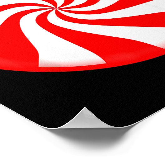 Peppermint Candy Christmas  Poster (Hoek)