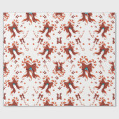 Peppermint Charm-cadeauverpakkings papier (Vlak)