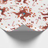 Peppermint Charm-cadeauverpakkings papier (Hoek)