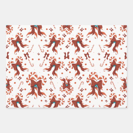 Peppermint Charm Inpakpapier Vel (Voorkant)