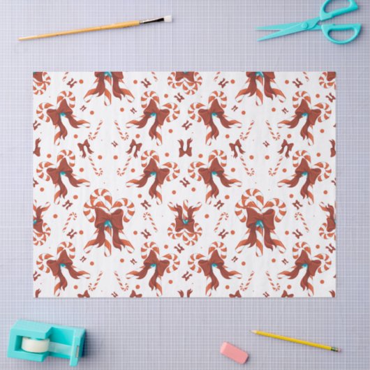 Peppermint Charm Wrapping Paper Tissuepapier (Craft)