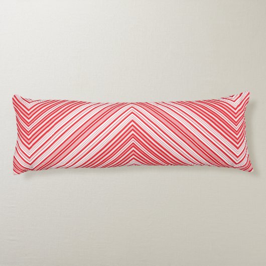 Peppermint Chevron Body Pillow Lichaamskussen (Achterkant)