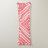 Peppermint Chevron Body Pillow Lichaamskussen (Voorkant Verticaal)