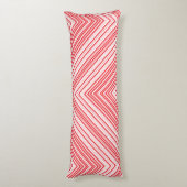 Peppermint Chevron Body Pillow Lichaamskussen (Achterkant (Verticaal))
