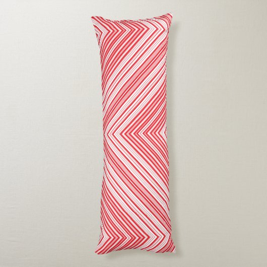Peppermint Chevron Body Pillow Lichaamskussen (Achterkant (Verticaal))