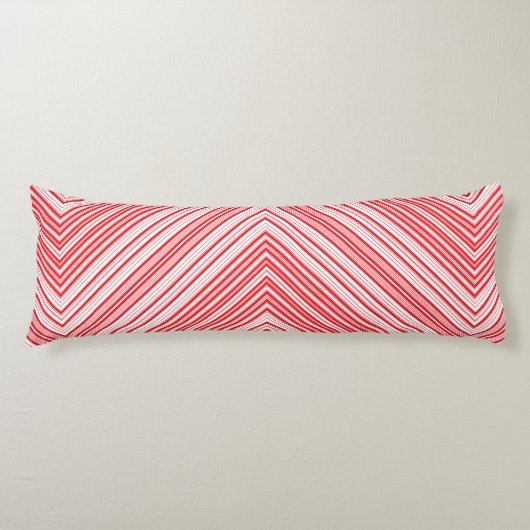 Peppermint Chevron Body Pillow Lichaamskussen (Voorkant)