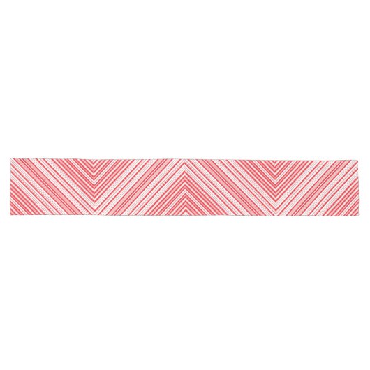 Peppermint Chevron Table Runner Lange Tafelloper (Horizontaal)