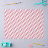 Peppermint Christmas Candy Cane Stripes Tissuepapier (Craft)