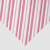 Peppermint Christmas Candy Cane Stripes Tissuepapier (Detail)